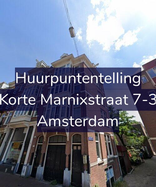 Foto gevel Huurpuntentelling voor Korte Marnixstraat 7-3, Amsterdam
