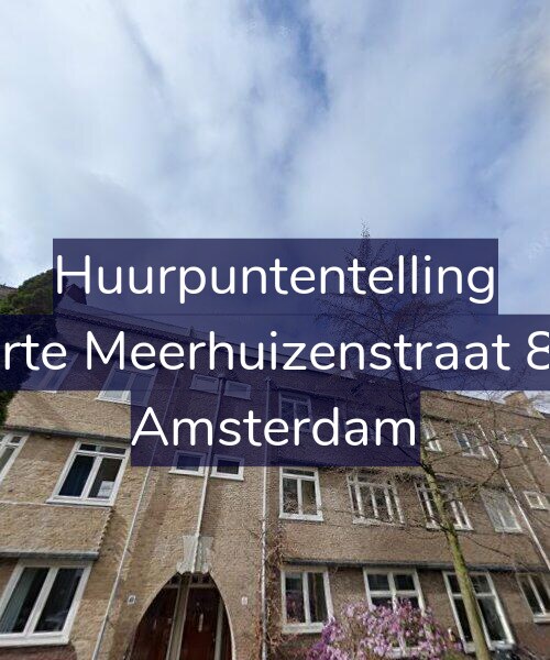 Foto gevel Huurpuntentelling voor Korte Meerhuizenstraat 8-3, Amsterdam