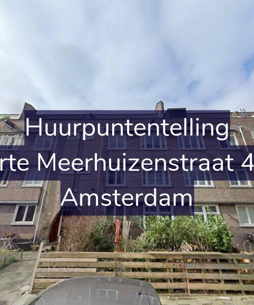 Foto gevel Huurpuntentelling voor Korte Meerhuizenstraat 4-H, Amsterdam