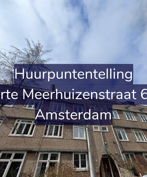 Foto gevel Huurpuntentelling voor Korte Meerhuizenstraat 6-2, Amsterdam