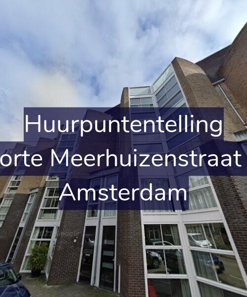 Foto gevel Huurpuntentelling voor Korte Meerhuizenstraat 1, Amsterdam