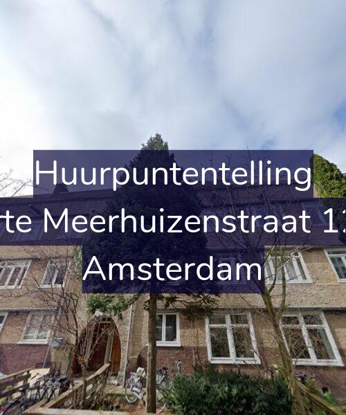 Foto gevel Huurpuntentelling voor Korte Meerhuizenstraat 12-1, Amsterdam