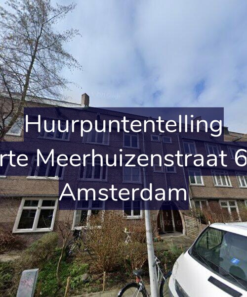Foto gevel Huurpuntentelling voor Korte Meerhuizenstraat 6-H, Amsterdam