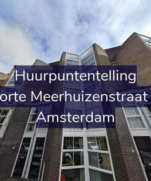 Foto gevel Huurpuntentelling voor Korte Meerhuizenstraat 3, Amsterdam