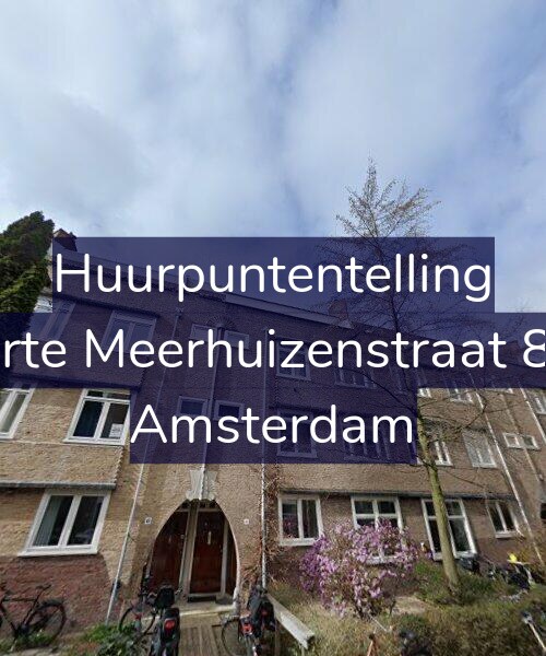 Foto gevel Huurpuntentelling voor Korte Meerhuizenstraat 8-1, Amsterdam