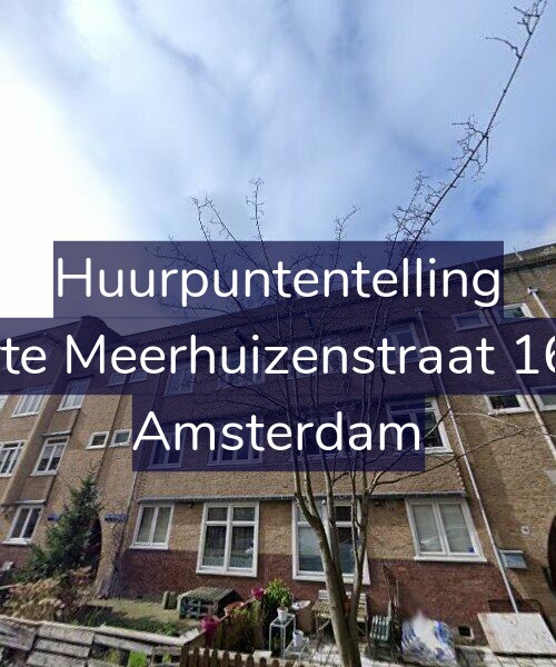 Foto gevel Huurpuntentelling voor Korte Meerhuizenstraat 16-H, Amsterdam