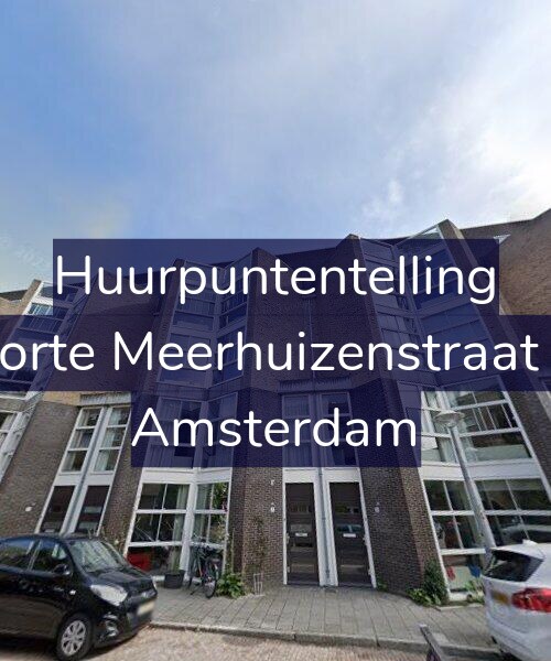 Foto gevel Huurpuntentelling voor Korte Meerhuizenstraat 5, Amsterdam