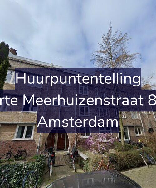 Foto gevel Huurpuntentelling voor Korte Meerhuizenstraat 8-H, Amsterdam