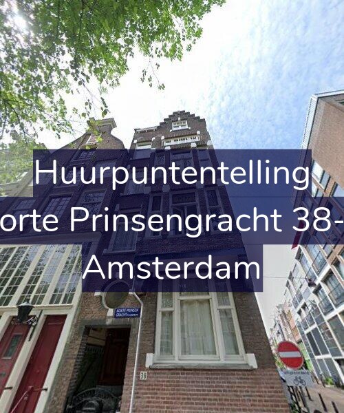 Foto gevel Huurpuntentelling voor Korte Prinsengracht 38-2, Amsterdam