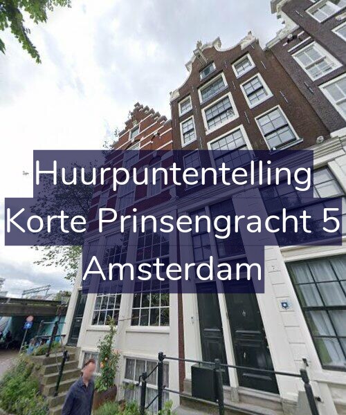 Foto gevel Huurpuntentelling voor Korte Prinsengracht 5, Amsterdam
