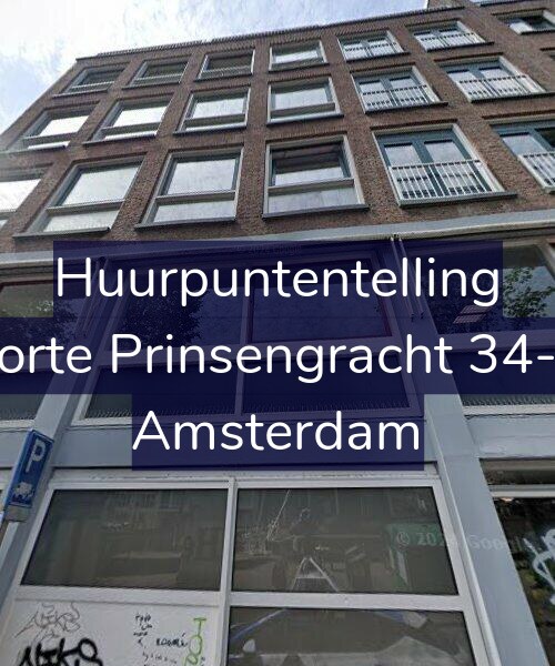 Foto gevel Huurpuntentelling voor Korte Prinsengracht 34-B, Amsterdam