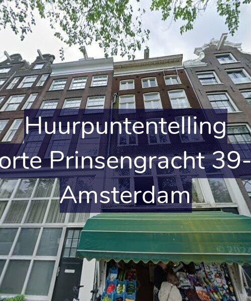 Foto gevel Huurpuntentelling voor Korte Prinsengracht 39-B, Amsterdam