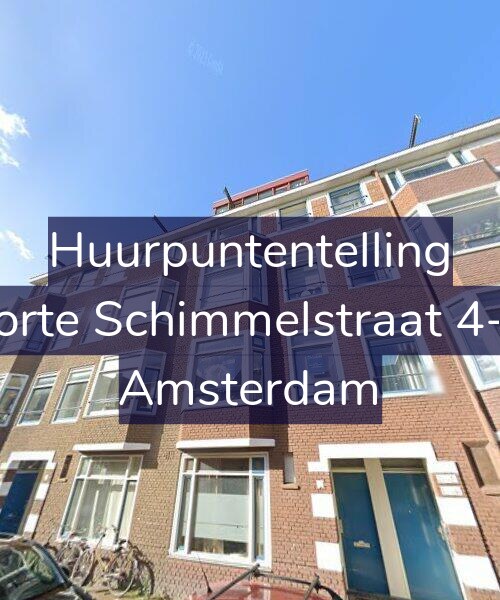 Foto gevel Huurpuntentelling voor Korte Schimmelstraat 4-C, Amsterdam