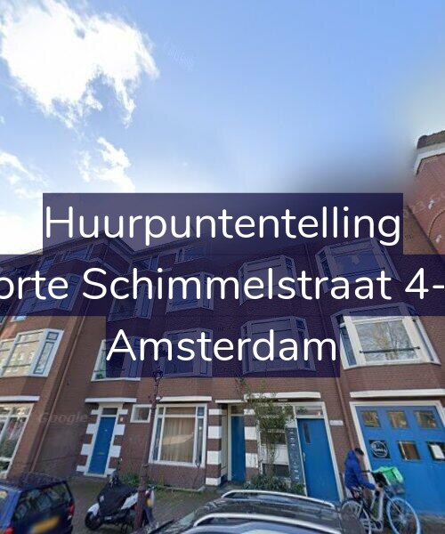 Foto gevel Huurpuntentelling voor Korte Schimmelstraat 4-D, Amsterdam