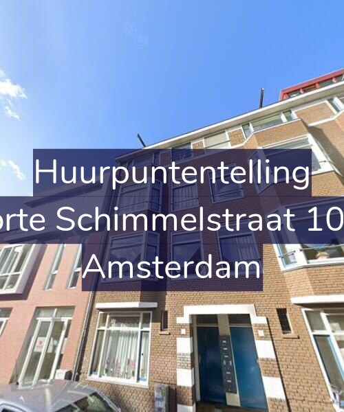 Foto gevel Huurpuntentelling voor Korte Schimmelstraat 10-1, Amsterdam