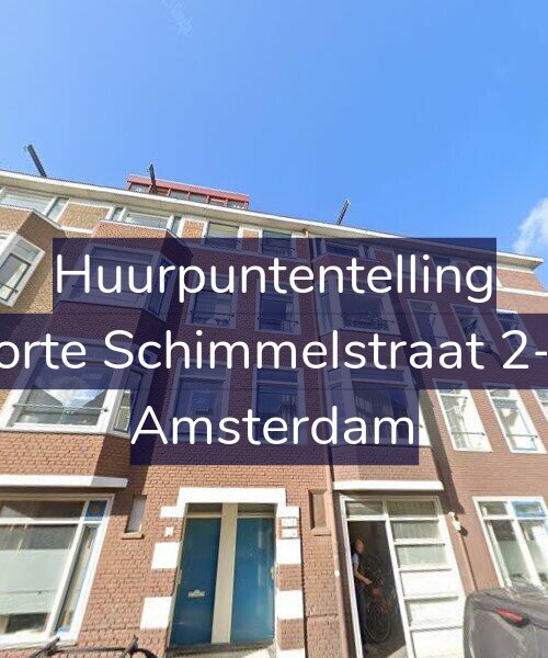 Foto gevel Huurpuntentelling voor Korte Schimmelstraat 2-C, Amsterdam