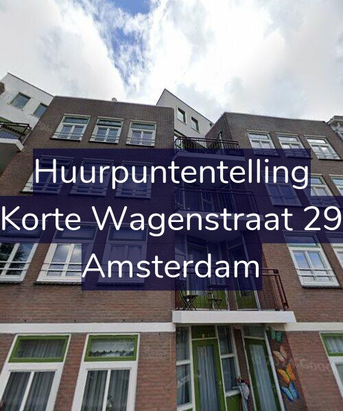 Foto gevel Huurpuntentelling voor Korte Wagenstraat 29, Amsterdam