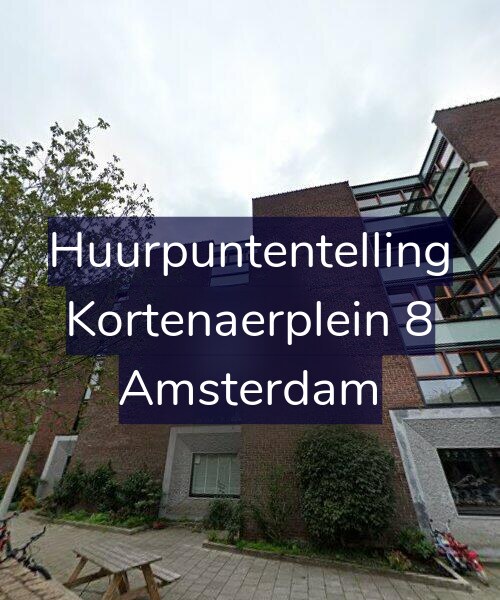 Foto gevel Huurpuntentelling voor Kortenaerplein 8, Amsterdam
