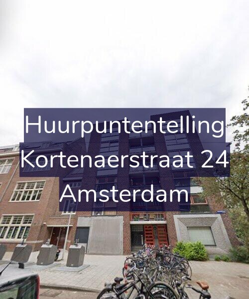 Foto gevel Huurpuntentelling voor Kortenaerstraat 24, Amsterdam