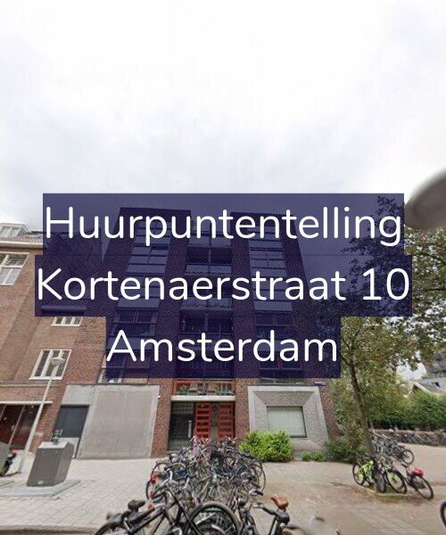 Foto gevel Huurpuntentelling voor Kortenaerstraat 10, Amsterdam