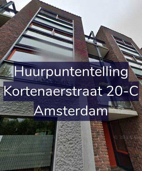 Foto gevel Huurpuntentelling voor Kortenaerstraat 20-C, Amsterdam