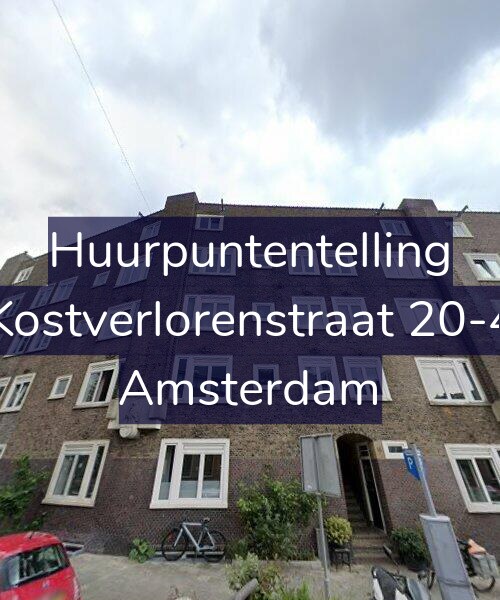 Foto gevel Huurpuntentelling voor Kostverlorenstraat 20-4, Amsterdam