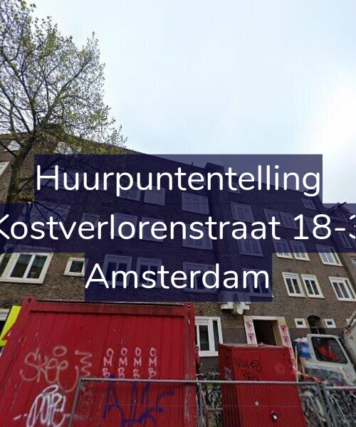Foto gevel Huurpuntentelling voor Kostverlorenstraat 18-3, Amsterdam