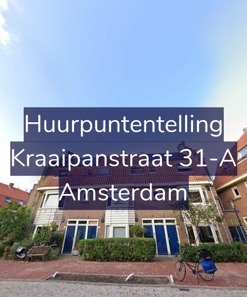 Foto gevel Huurpuntentelling voor Kraaipanstraat 31-A, Amsterdam