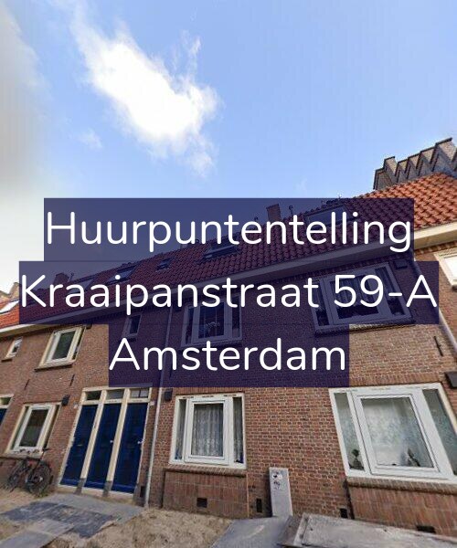 Foto gevel Huurpuntentelling voor Kraaipanstraat 59-A, Amsterdam