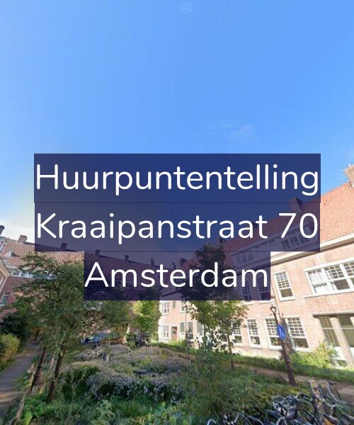 Foto gevel Huurpuntentelling voor Kraaipanstraat 70, Amsterdam