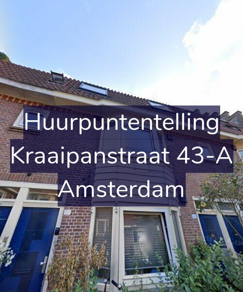 Foto gevel Huurpuntentelling voor Kraaipanstraat 43-A, Amsterdam