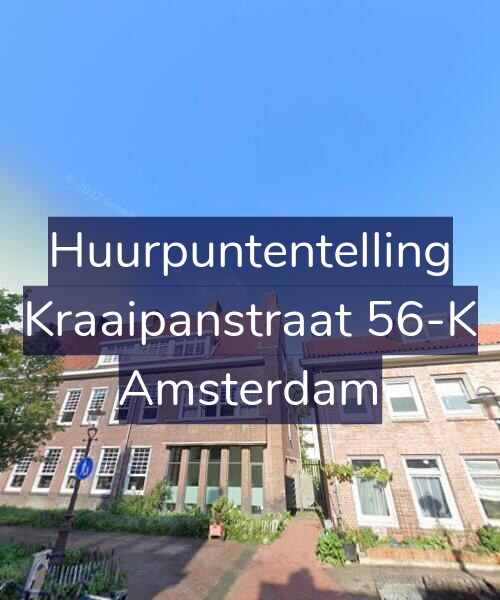 Foto gevel Huurpuntentelling voor Kraaipanstraat 56-K, Amsterdam