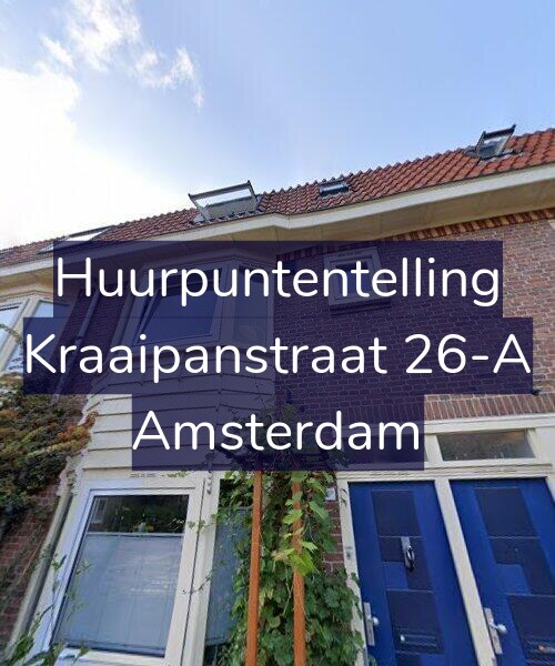 Foto gevel Huurpuntentelling voor Kraaipanstraat 26-A, Amsterdam