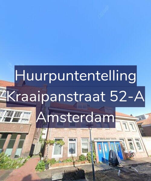 Foto gevel Huurpuntentelling voor Kraaipanstraat 52-A, Amsterdam