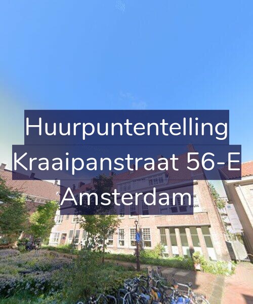 Foto gevel Huurpuntentelling voor Kraaipanstraat 56-E, Amsterdam