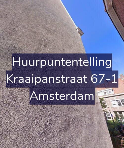 Foto gevel Huurpuntentelling voor Kraaipanstraat 67-1, Amsterdam