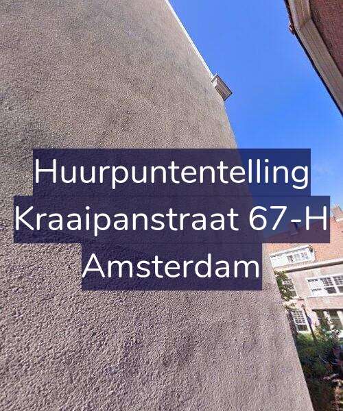 Foto gevel Huurpuntentelling voor Kraaipanstraat 67-H, Amsterdam