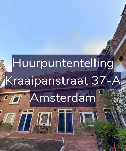 Foto gevel Huurpuntentelling voor Kraaipanstraat 37-A, Amsterdam