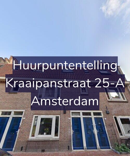 Foto gevel Huurpuntentelling voor Kraaipanstraat 25-A, Amsterdam