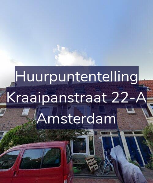 Foto gevel Huurpuntentelling voor Kraaipanstraat 22-A, Amsterdam