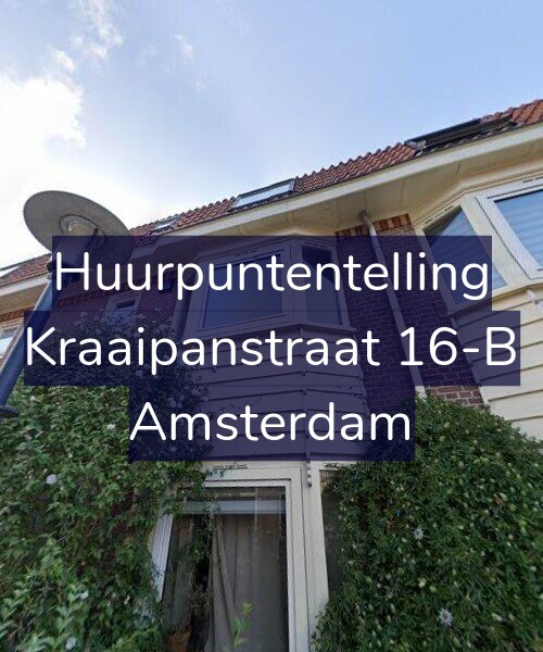 Foto gevel Huurpuntentelling voor Kraaipanstraat 16-B, Amsterdam