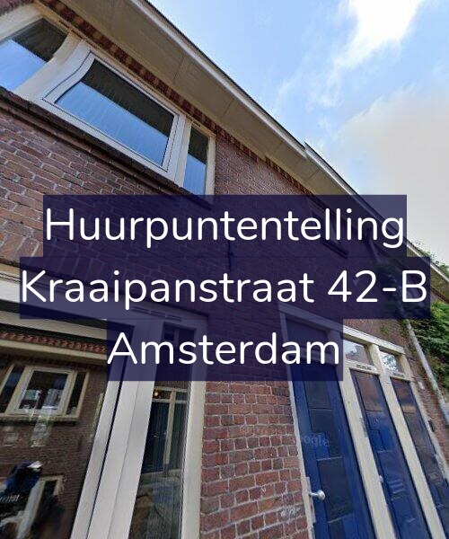 Foto gevel Huurpuntentelling voor Kraaipanstraat 42-B, Amsterdam
