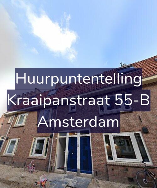 Foto gevel Huurpuntentelling voor Kraaipanstraat 55-B, Amsterdam