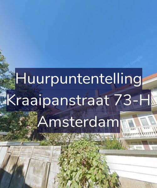 Foto gevel Huurpuntentelling voor Kraaipanstraat 73-H, Amsterdam