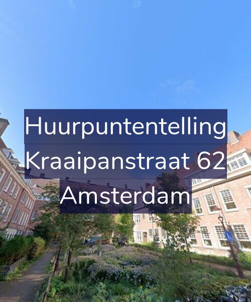 Foto gevel Huurpuntentelling voor Kraaipanstraat 62, Amsterdam