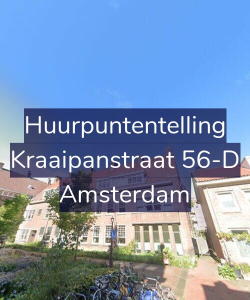 Foto gevel Huurpuntentelling voor Kraaipanstraat 56-D, Amsterdam