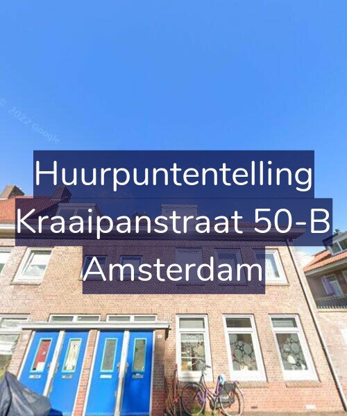Foto gevel Huurpuntentelling voor Kraaipanstraat 50-B, Amsterdam