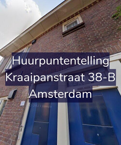 Foto gevel Huurpuntentelling voor Kraaipanstraat 38-B, Amsterdam