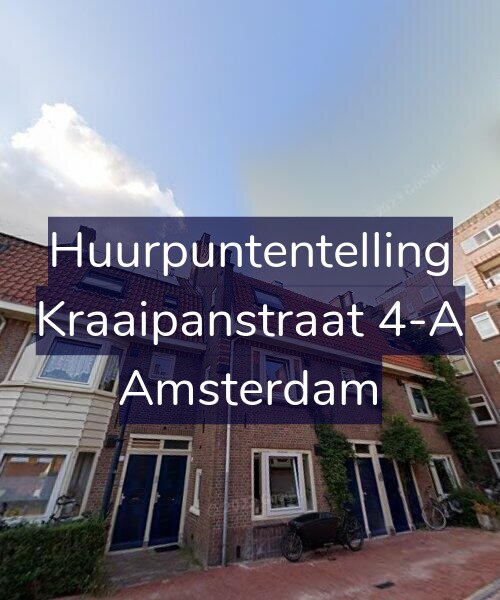 Foto gevel Huurpuntentelling voor Kraaipanstraat 4-A, Amsterdam