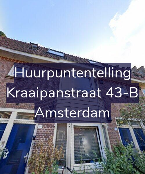 Foto gevel Huurpuntentelling voor Kraaipanstraat 43-B, Amsterdam